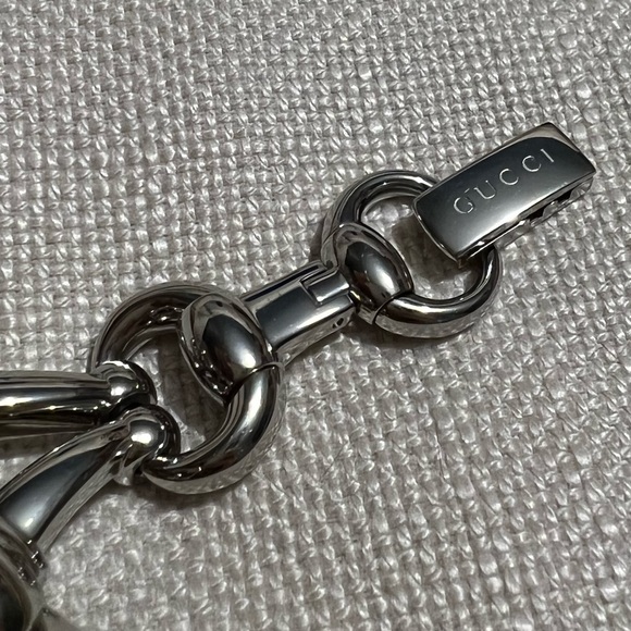 GUCCI SIGNORIA 25MM QUARTZ STAINLESS STEEL BLUE MOTHER OF PEARL WATCH - Picture 6 of 9